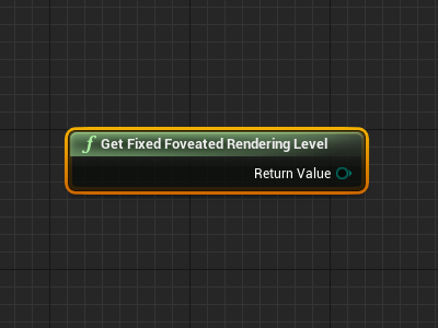 GetFixedFoveatedRenderingLevel